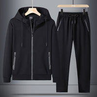 Black And Cuffless Bottom Suit