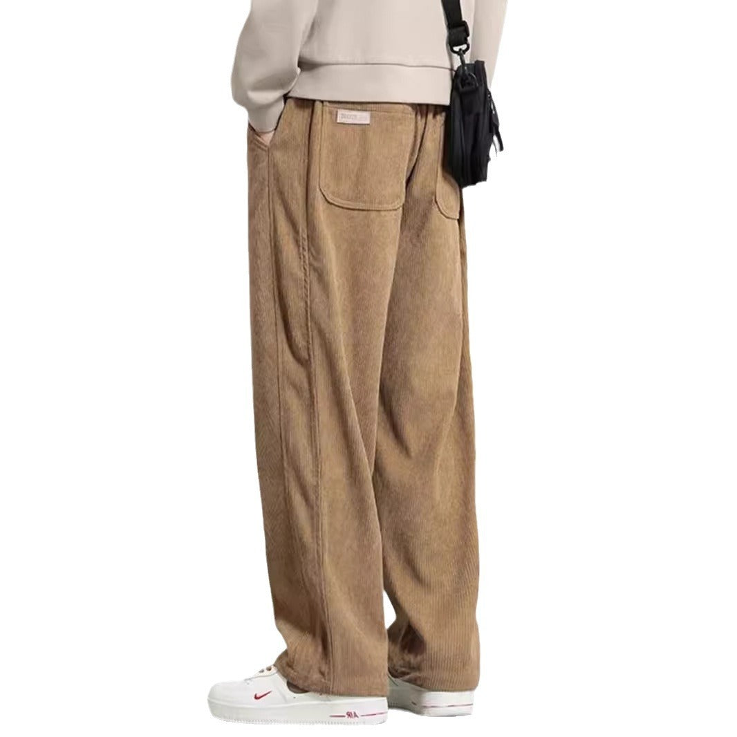 Men’s Autumn & Winter American Style Wide-Leg Street Pants