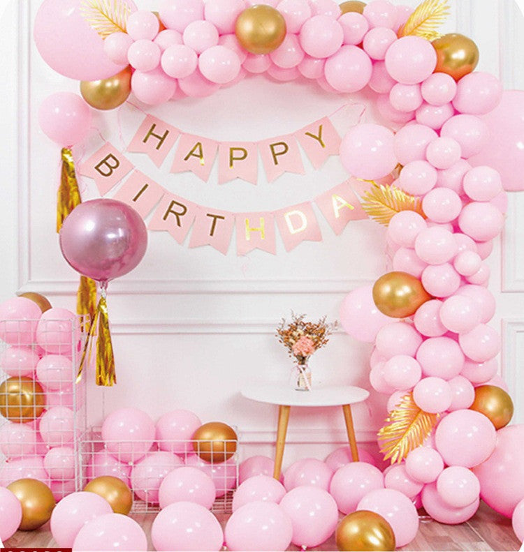 Scene Layout Aluminum Film Balloon Set Children's Birthday Theme Background Wall