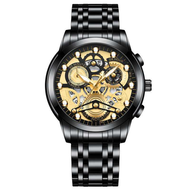 Men's Hollow Non-Mechanical Business Watch