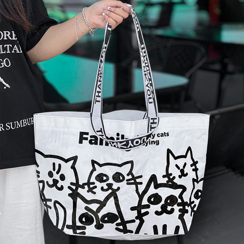 Waterproof Woven Handbag – Stylish, Durable & Water-Resistant