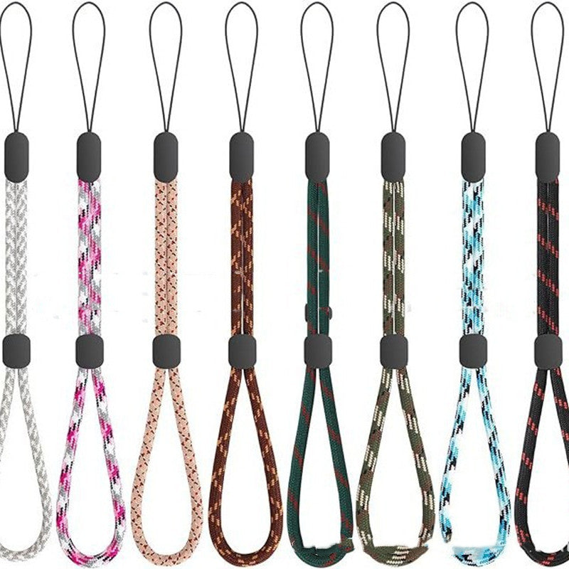Adjustable Round Woven Mobile Phone Lanyard