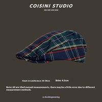 Red Plaid Navy Blue