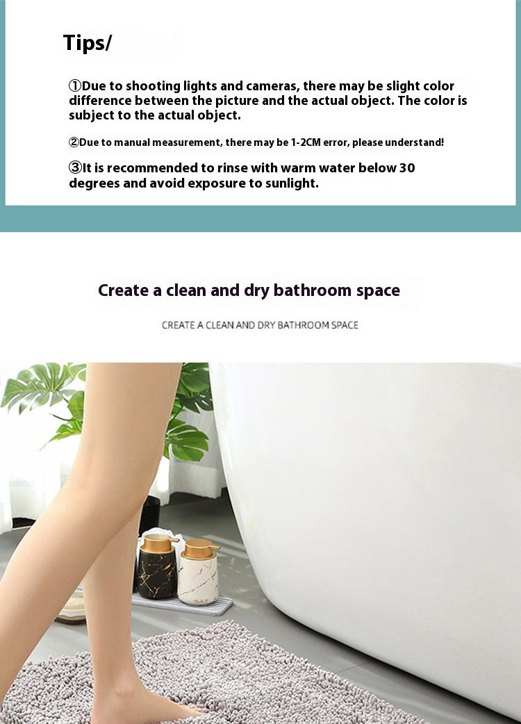 Pet Non-Slip Bathroom Mat – Absorbent Bathroom Carpet