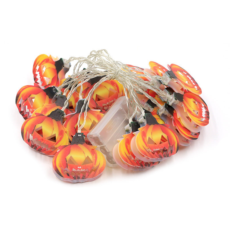 Halloween Decorative String Lights Pumpkin Bat Skull Batteries