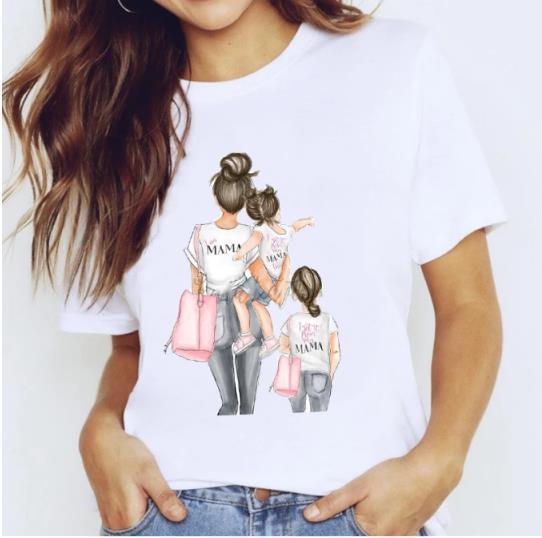 Mother And Daughter Parent-child Wear Summer Short Sleeves