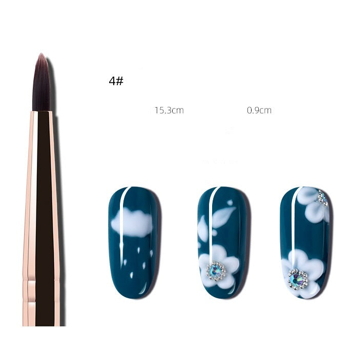 Round Head Nail Art Pen – Light Therapy Painting Tool