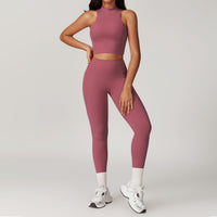 Vest Pants Bean Pink