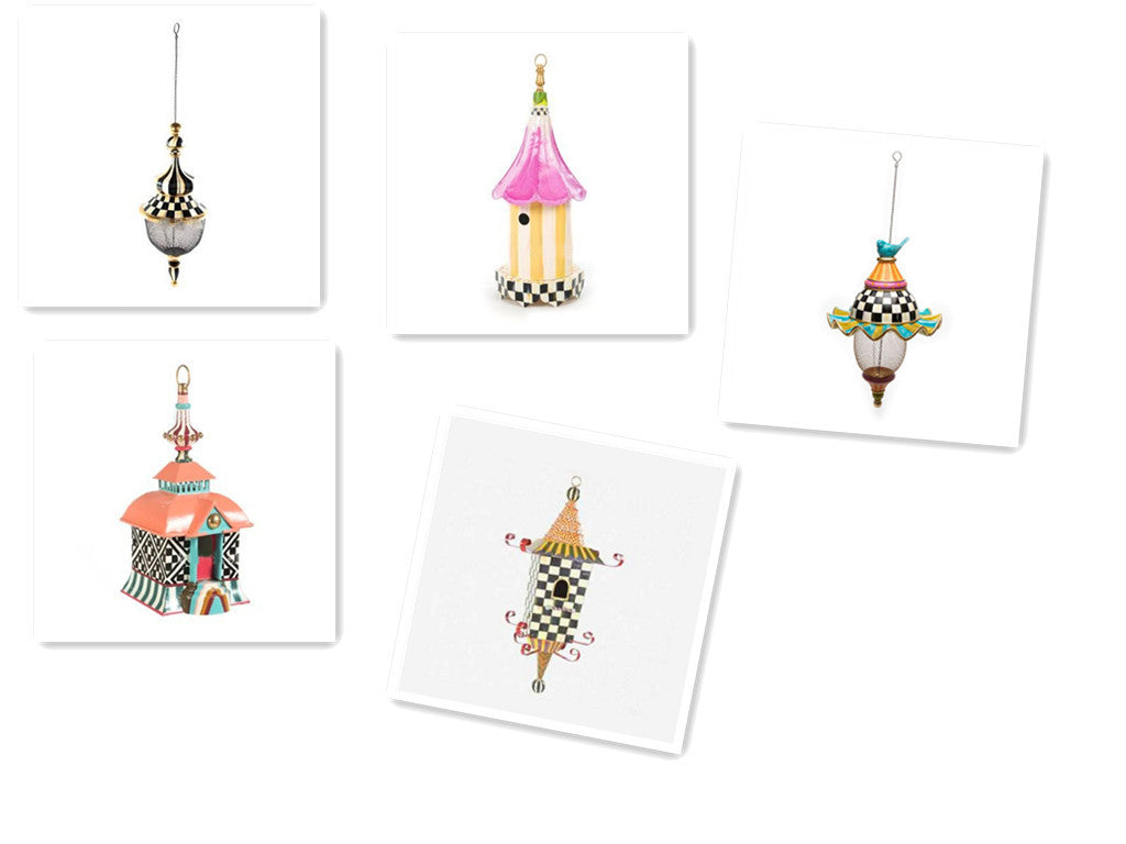 Metal Bird Feeder Hanging Birdhouse – Creative Garden Yard Window Decor with Parrot Feeding Pendant
