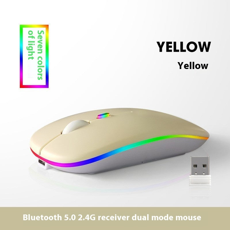 Glowing Bluetooth Mute Charging Mouse