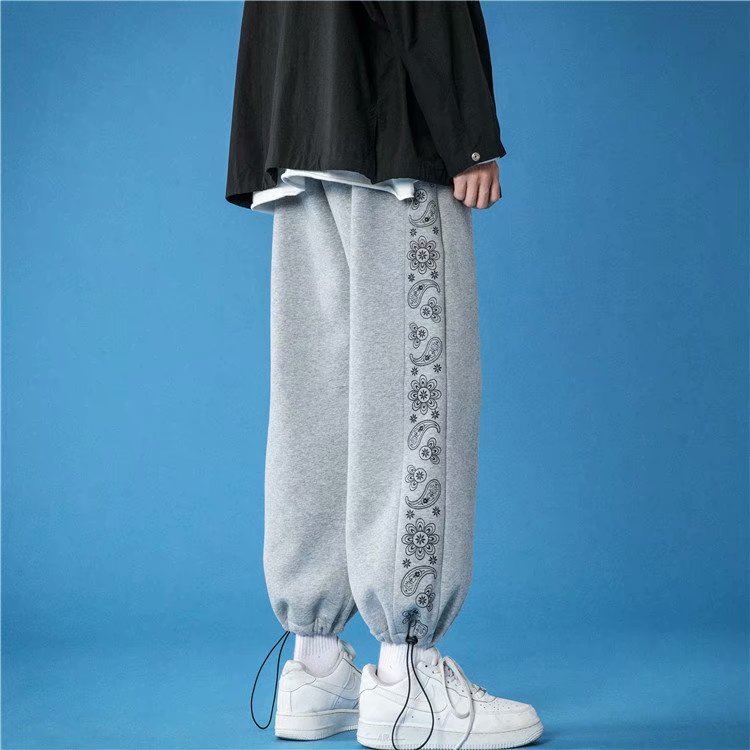 Men’s Loose Tie-Foot Fashion Casual Pants – Trendy Street Style