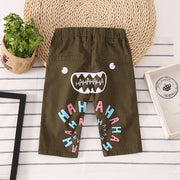 Kids Cotton Bow Tie Sweater and Trousers Set Slim Fit