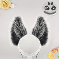 Headband Black And White