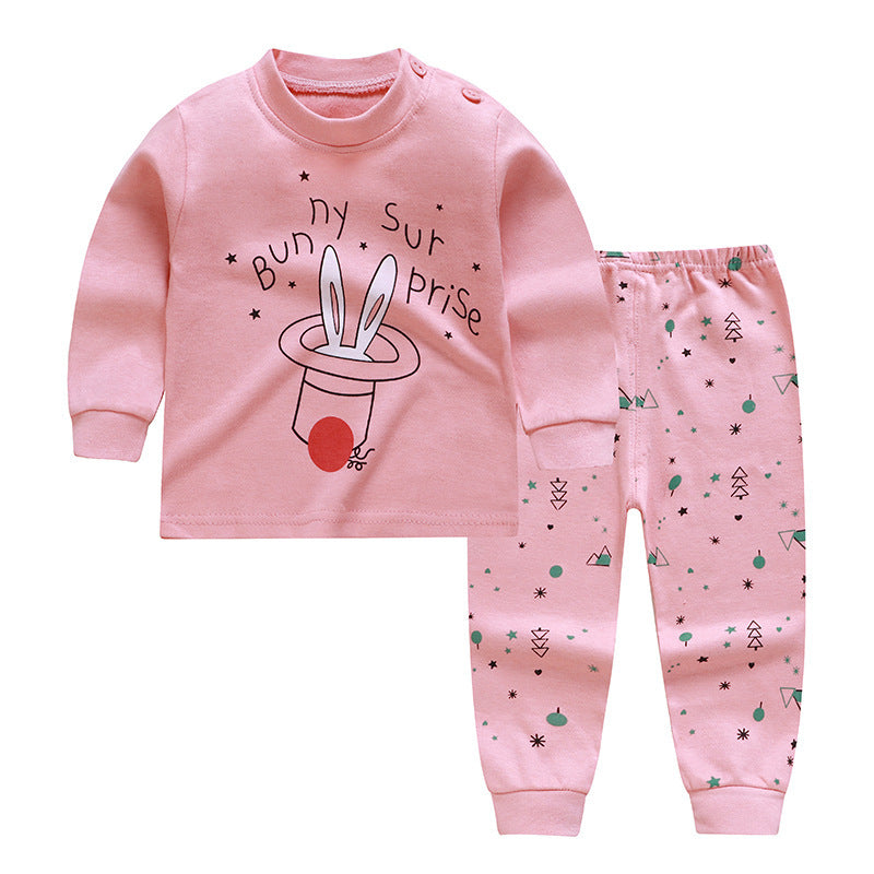 Boys And Girls, Infants Autumn Clothes And Long Trousers Home Service