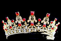Gold Plated White Diamond Red