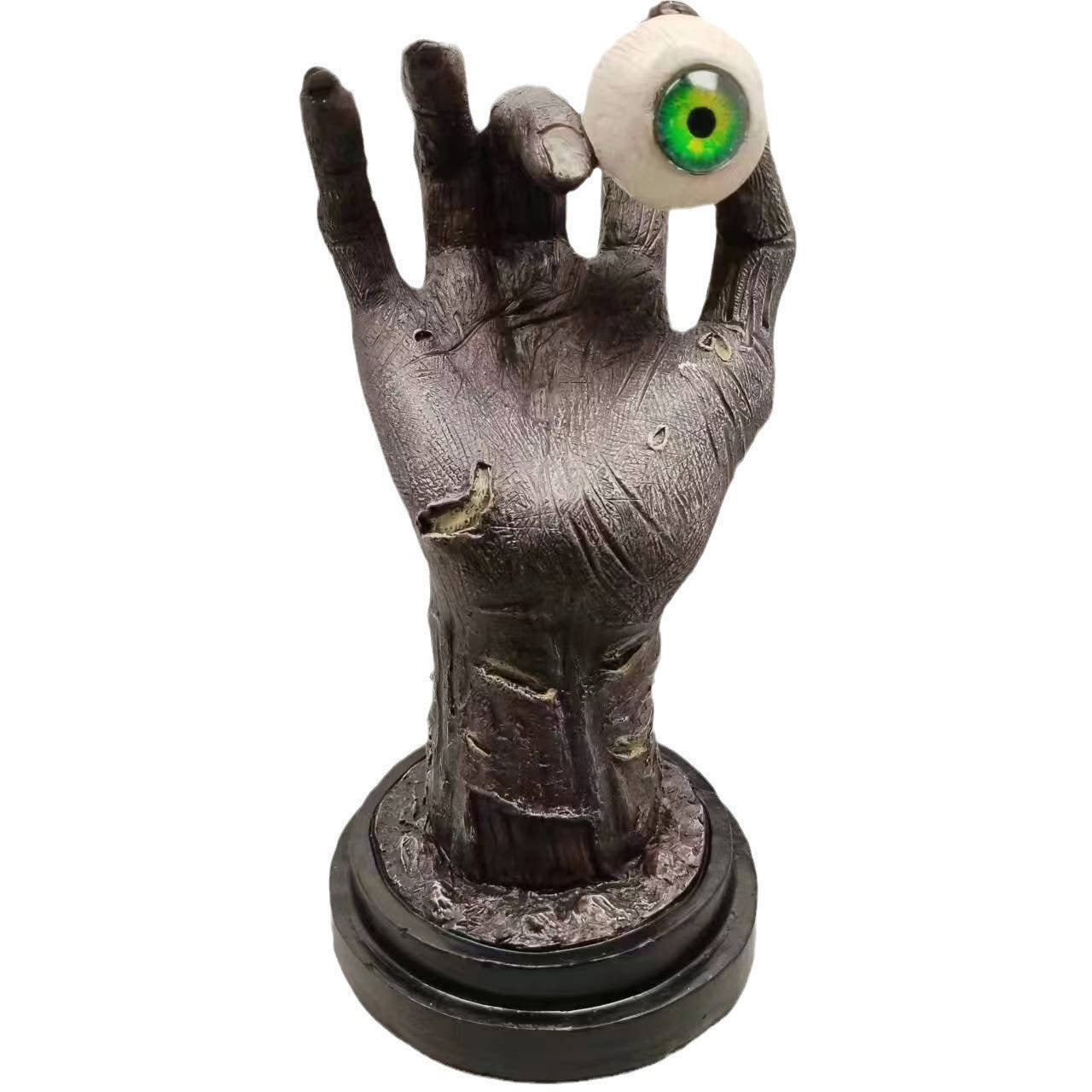 Halloween Resin Decorations Hand And Eye Ornaments Of The Undead Wizard