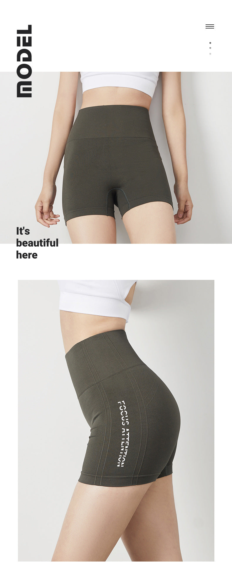 High Waist Biker Shorts – Tummy Control Fitness & Yoga Shorts