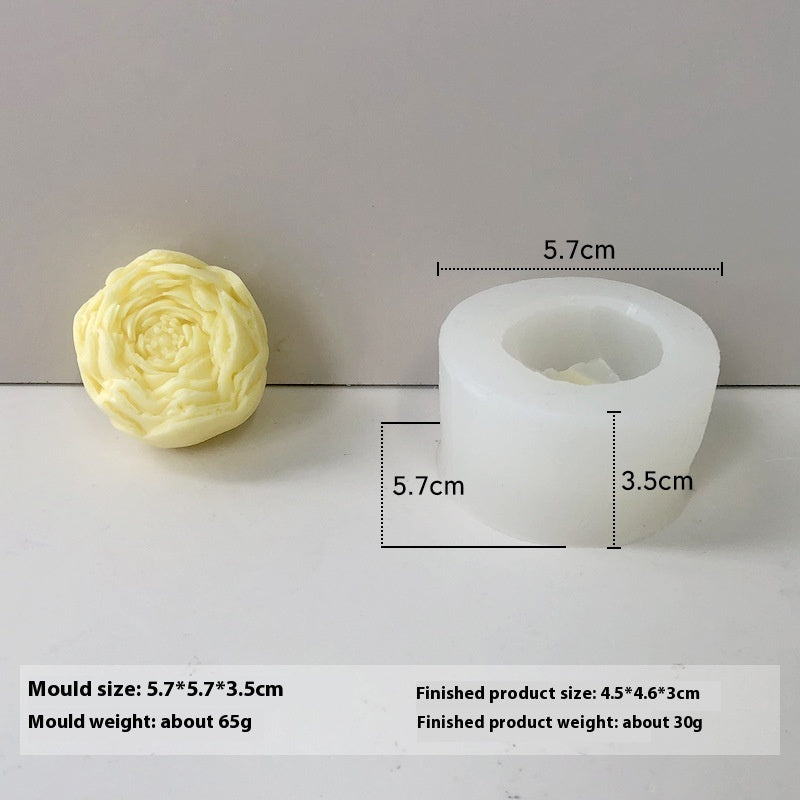 Flower Aromatherapy Candle Silicone Mold DIY