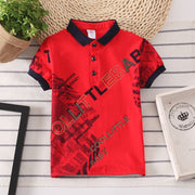 Boys Short Sleeve Casual Shirt Top Soft Cotton Everyday Wear