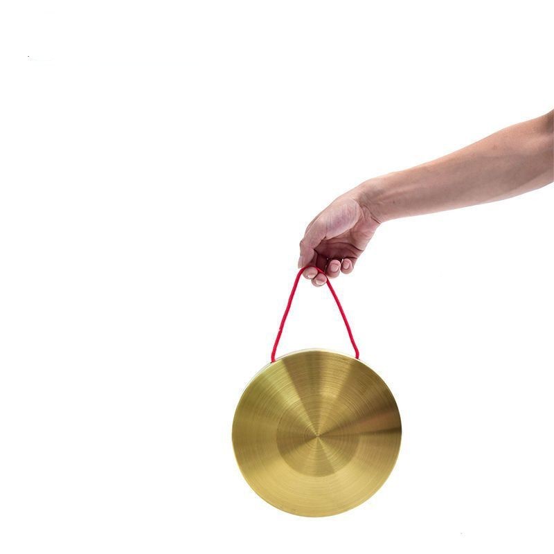 Copper Gong Musical Instrument Props Gong Drum Set