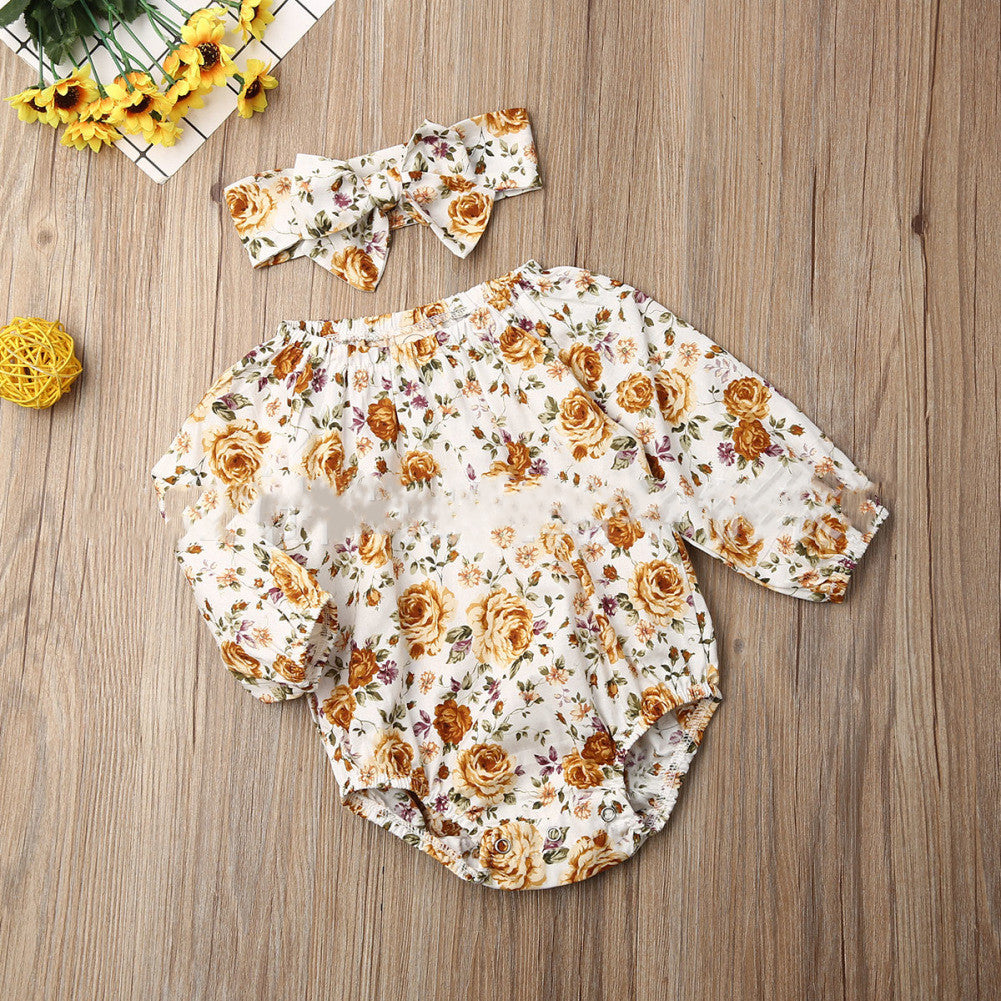 New Baby Romper Girl Long Sleeve
