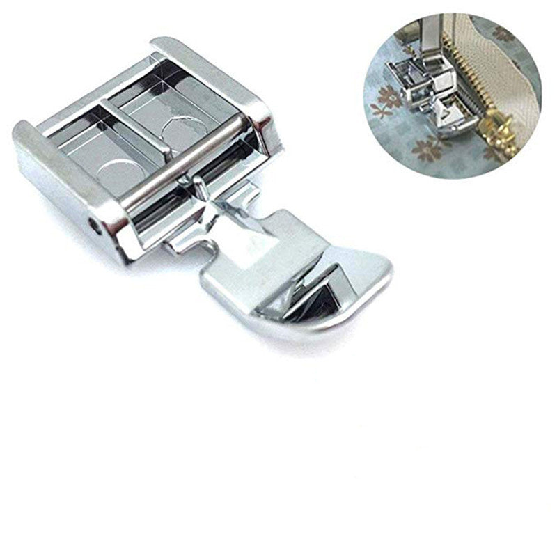 Home Sewing Machine Single Side Upper Zipper Foot Accessory