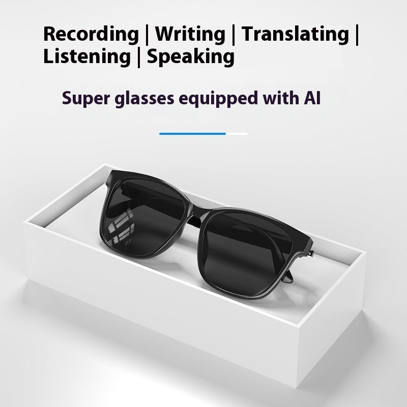 Intelligent AI Translation Bluetooth Glasses Headset