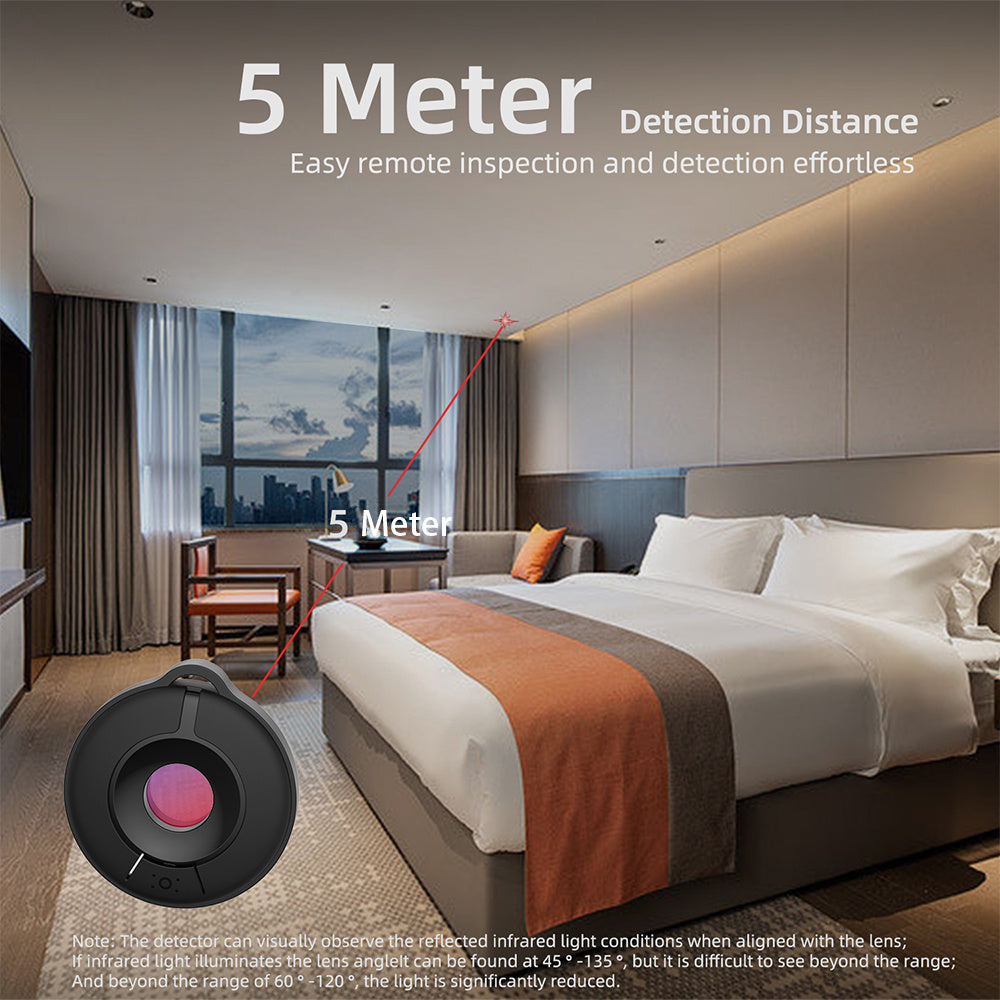 Camera Detector Long Standy Infrared Optical Detection 5M Detection Distance Easy Remote Inspection Camera Nowhere To Hide