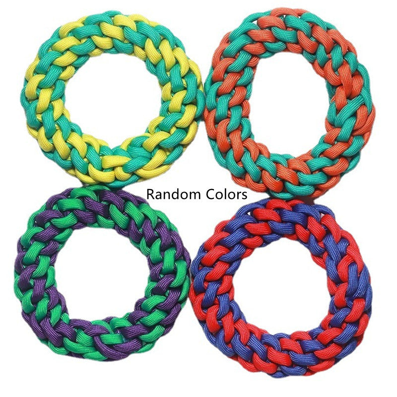 Pet Cotton Rope Knot Toy Set Bite Resistant Teeth Grinding