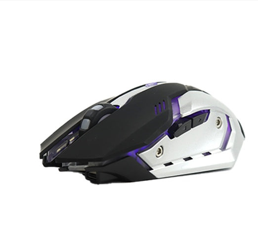 Wireless Charging Silent Gaming Mouse – Rechargeable Mechanical Design for PC and Laptop