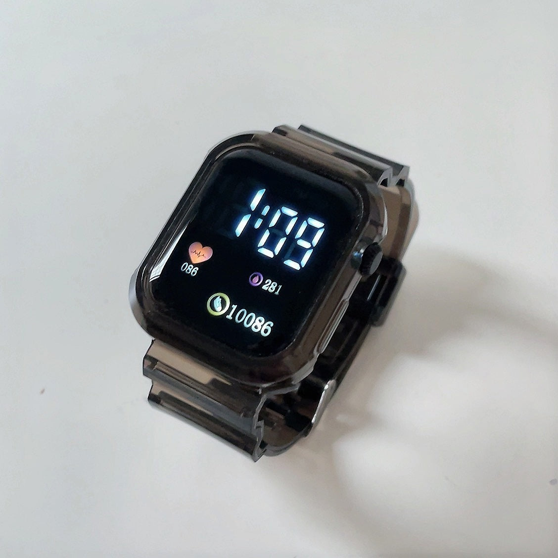 Square LED Electronic Watch