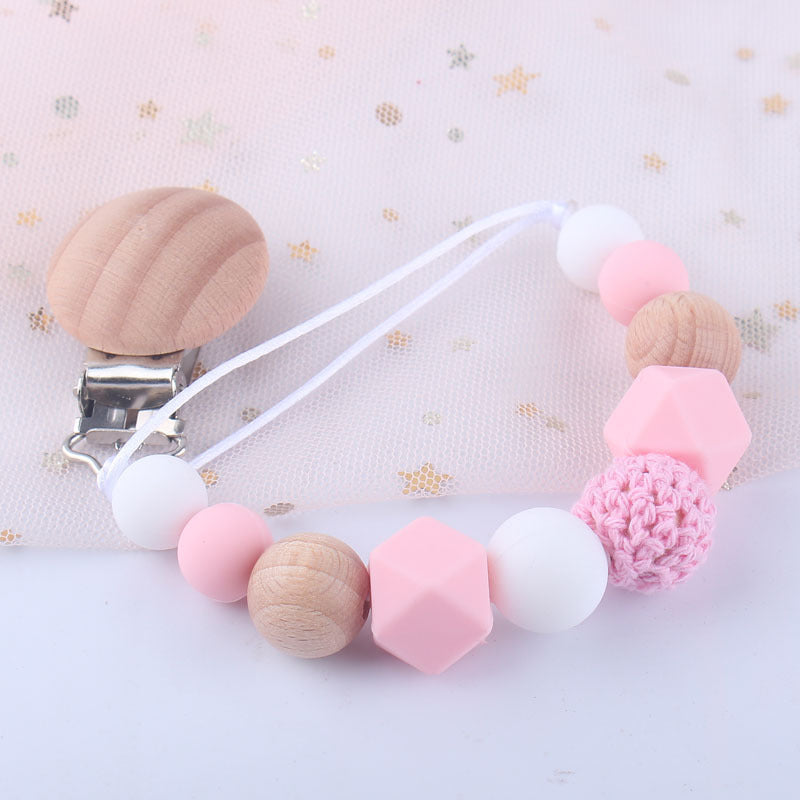 SnugLink Silicone Pacifier Clip – Safe & Stylish Baby Chain Holder