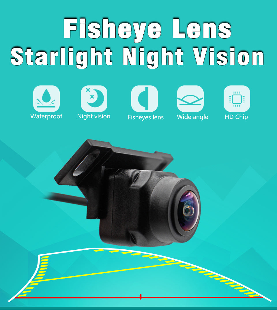 Car Rear View Wide-Angle Night Vision Camera, 170° Angle, WiFi, IP67 Waterproof