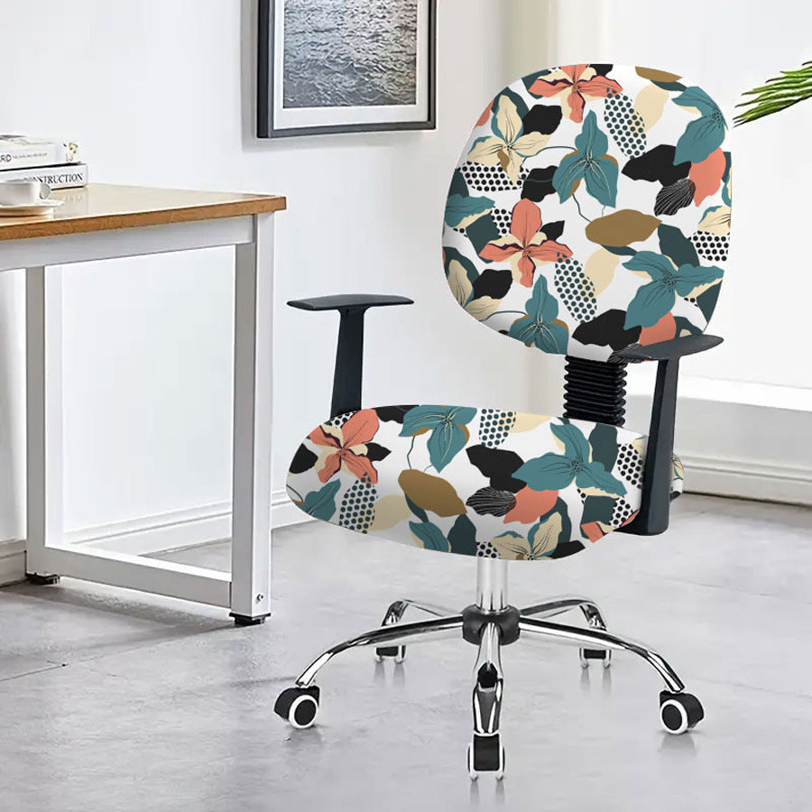 Universal Elastic Polyester Office Computer Chair Armrest Cover