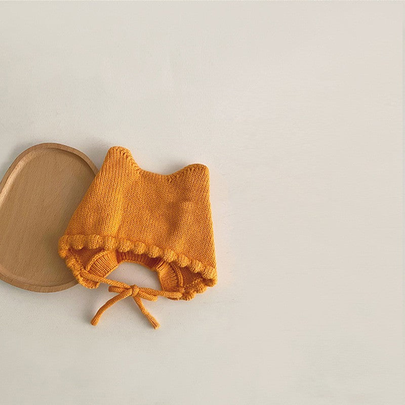 Knitted Ear Protection For Autumn Baby