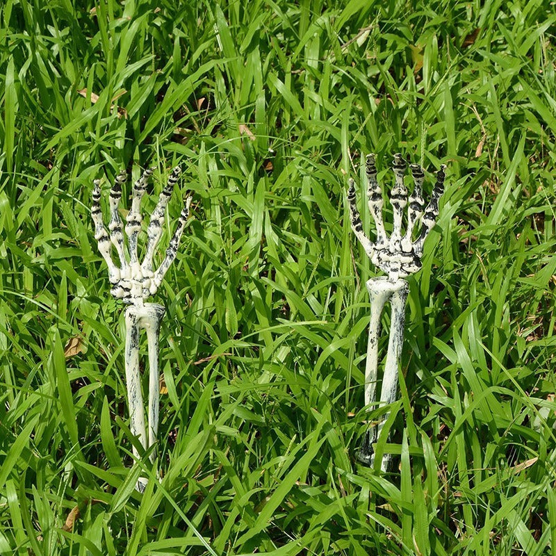 Halloween Decorations Simulation Hand Bone Skeleton Courtyard Floor Outlet