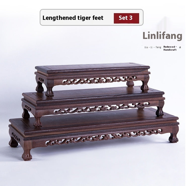 Door Frame Decoration Base Home Carving Solid Wood Crafts Bracket