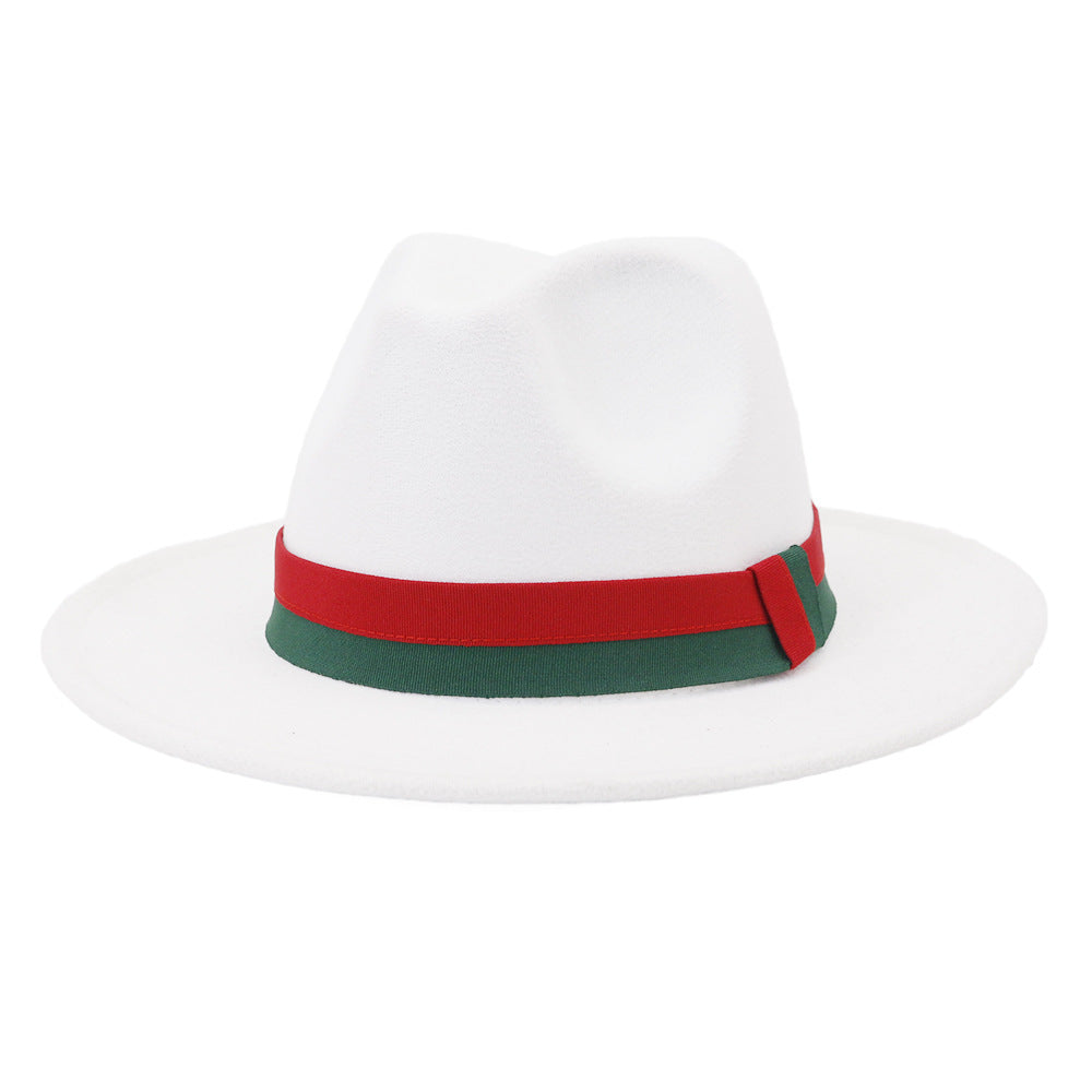 Big Brim British Style Woolen Jazz Top Hat