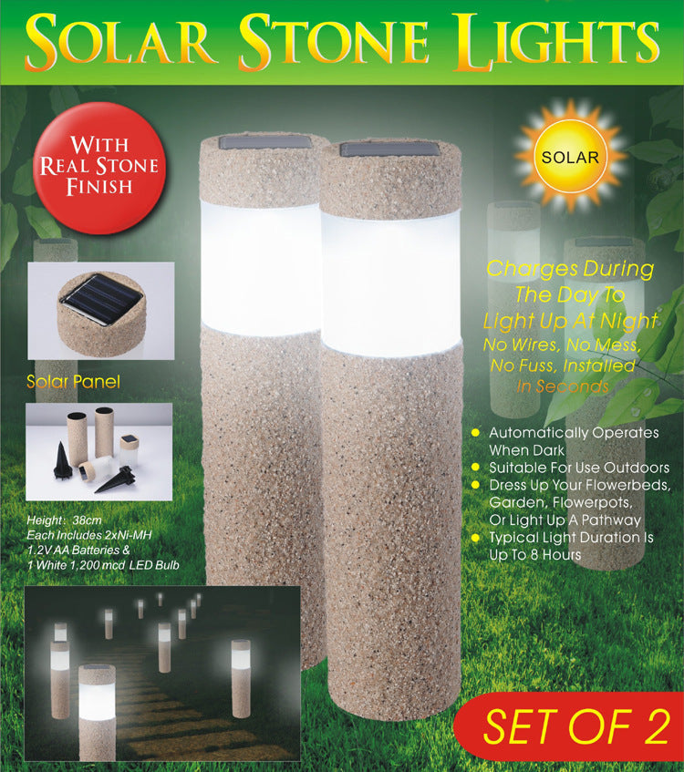 Solar Sandblasting Lamp AK-5022C Solar Garden Lamp