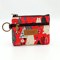 Forest Bear Bright Red