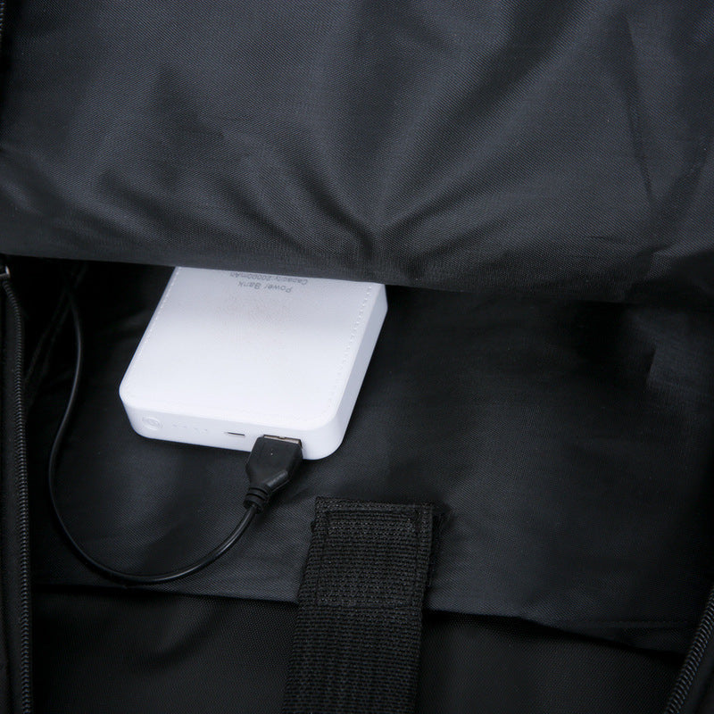 Men's Leisure Travel Large Capacity Three-piece Multifunctional USB Backpack