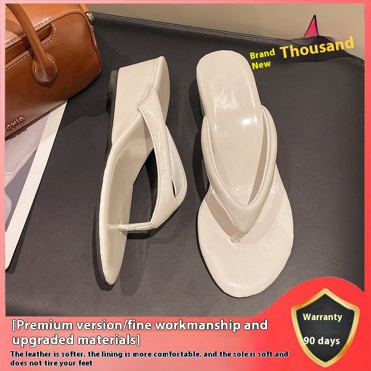 Height Increasing Wedge Flip-flops Women's Flip-toe Sandals