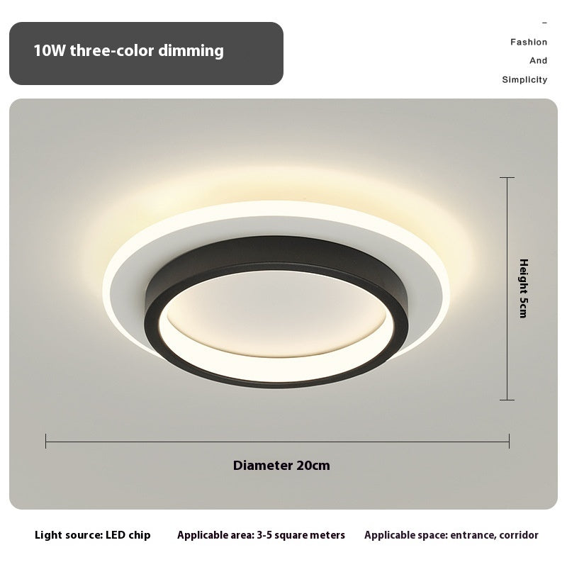 Led Hallway Light Entrance Foyer Nordic Simple Corridor Aisle Light Ceiling Luminaire Surface Mounted Luminaire