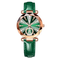 Rose Gold Rose Green Surface