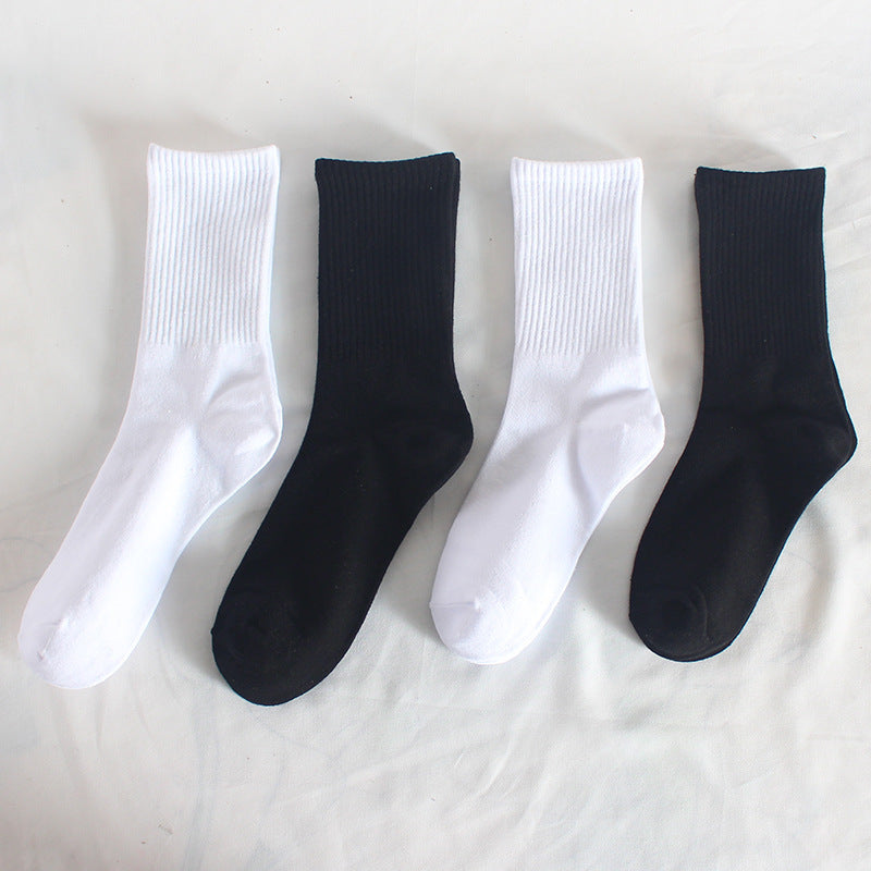 High Rubber Band Calf Socks for Autumn and Winter