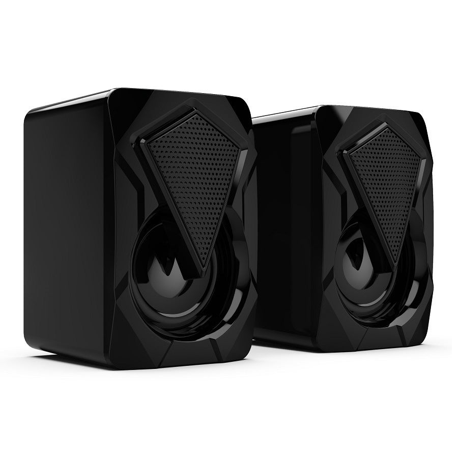Multimedia Desktop Computer Audio Household Desk Mini RGB Colorful Wired Extra Bass