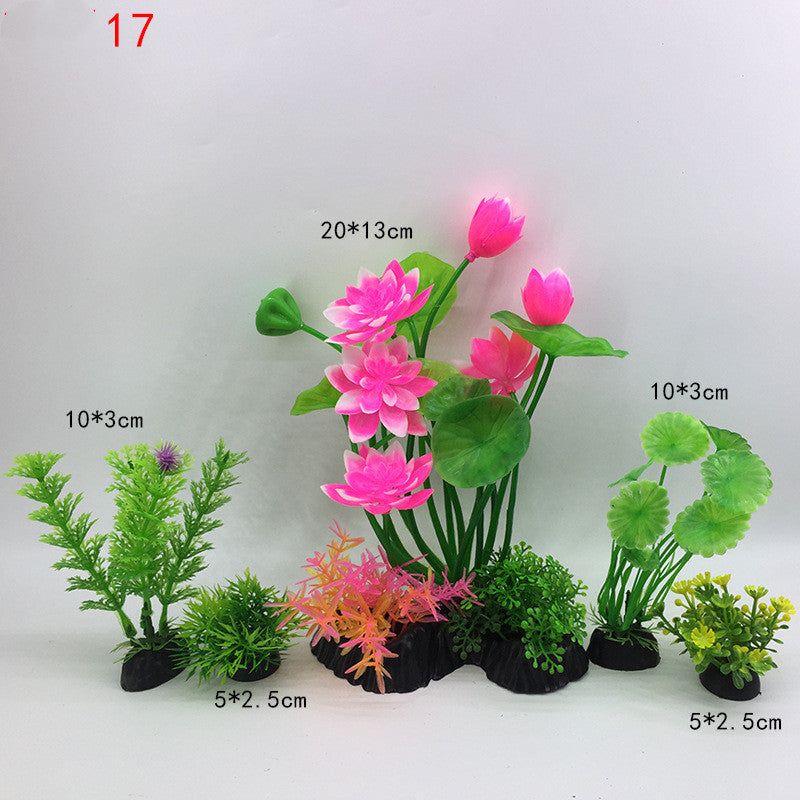 Fish Tank Decoration Simulation Water Plant Aquarium Landscaping