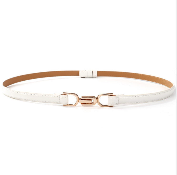 Women's Double Buckle Dress Belt
