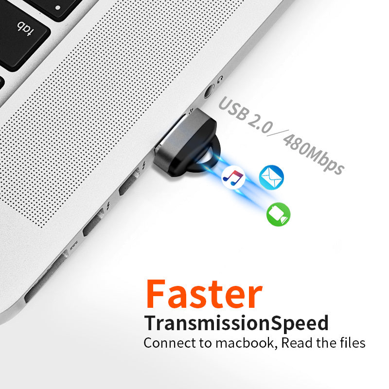 Aluminum Alloy Mini Card Reader MicroSDTF Card Mobile Phone Memory Card