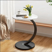 White Marble Black Rack